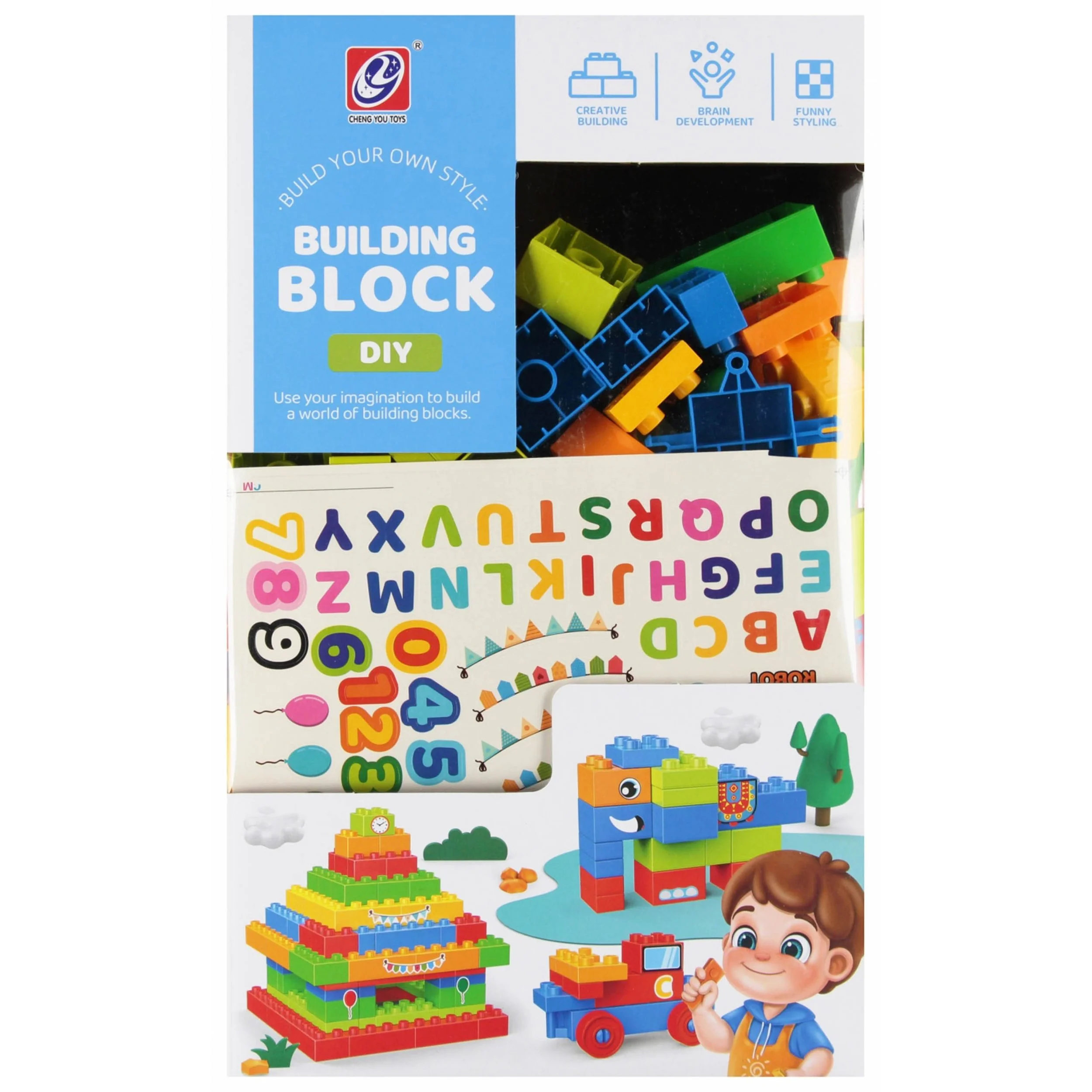 SARCIA.EU Konstruktionssteine 260 Teile Kinder