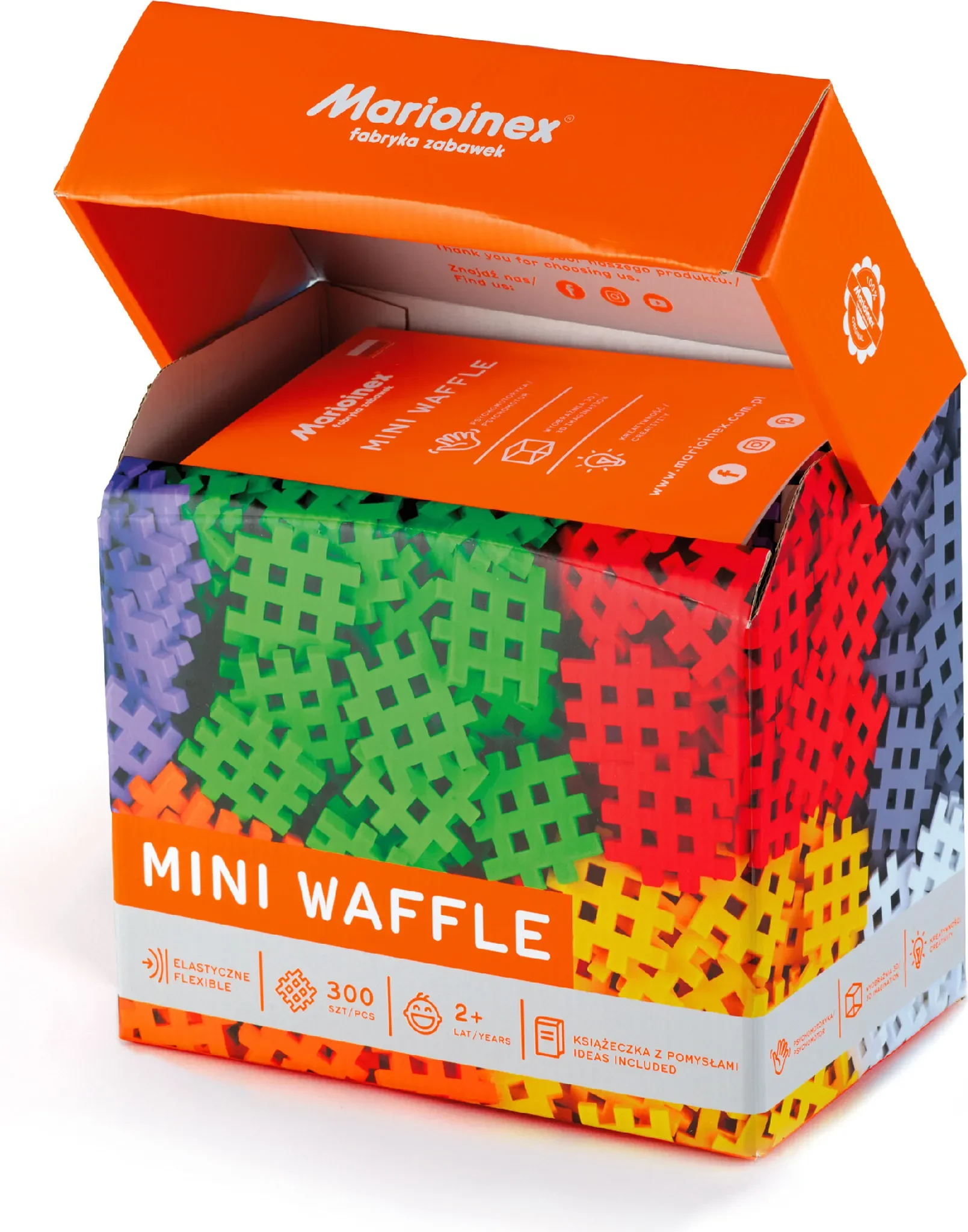 Marioinex Mini-Waffel Bausteine 300 Teile Set