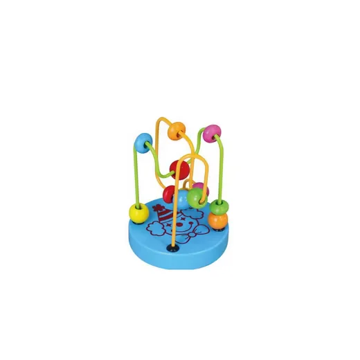 BESTTOY Motorikschleife Mini blau Holz