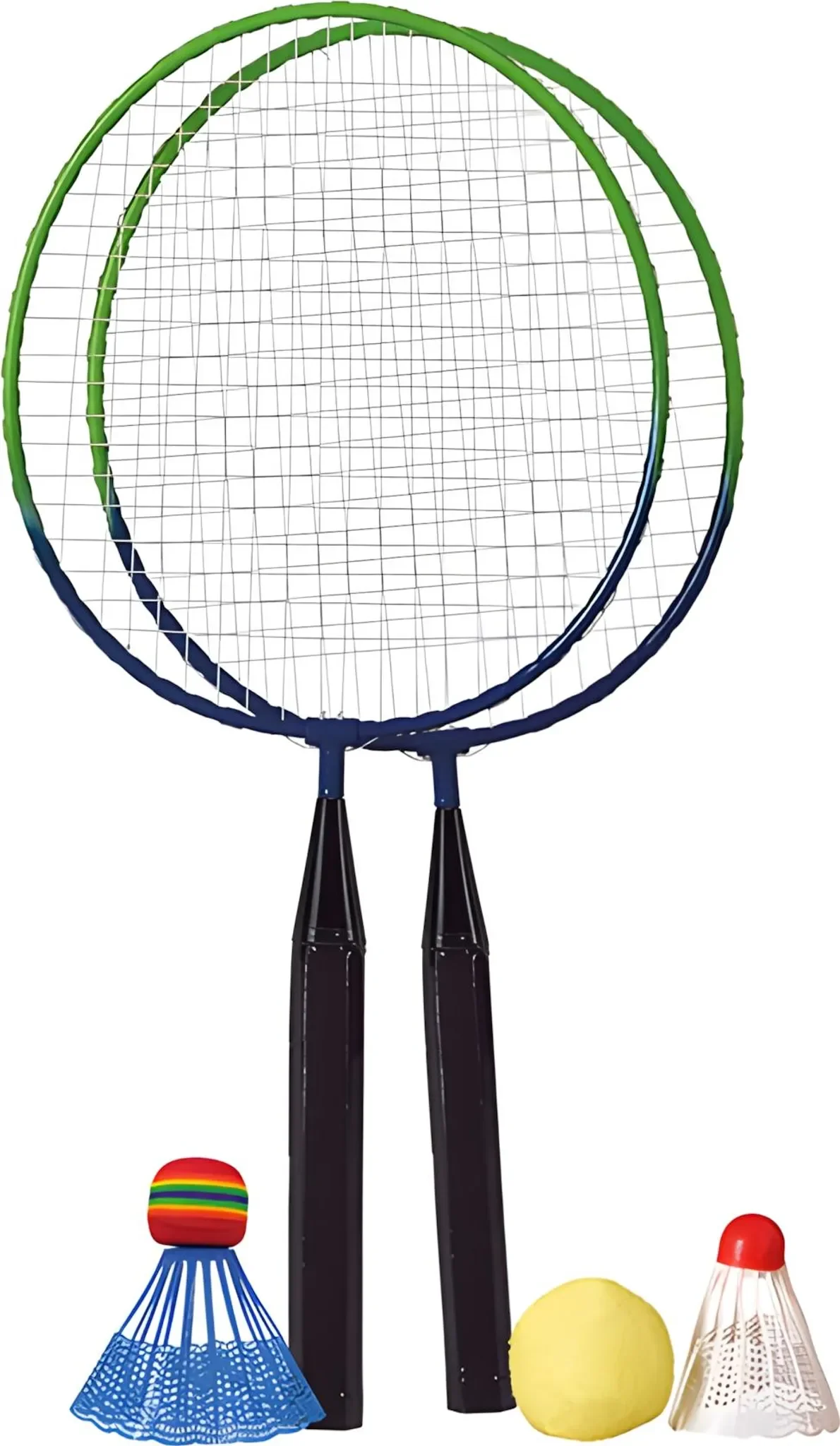 Mini Badminton Set für Kinder – 2 Schläger & 3 Bälle