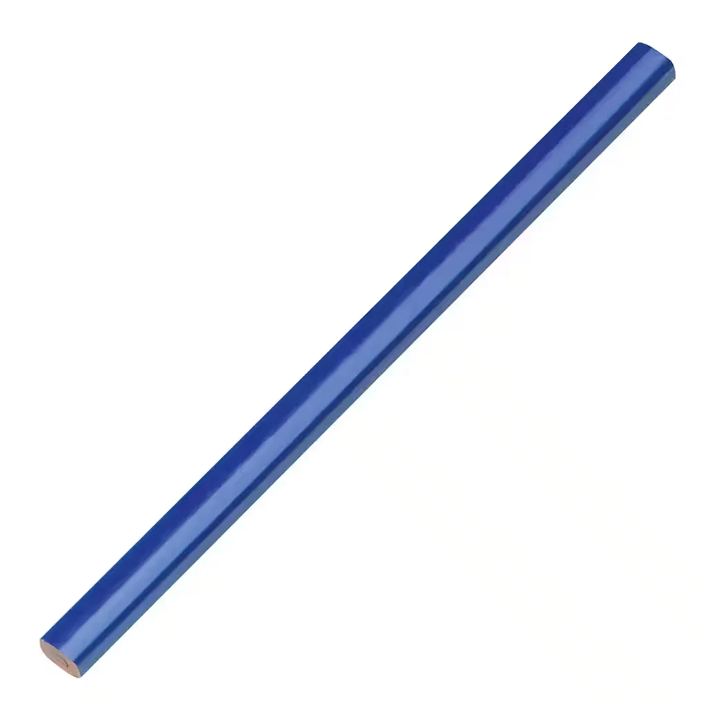 EASY GIFTS 10 Zimmermannsbleistifte blau 17,7cm