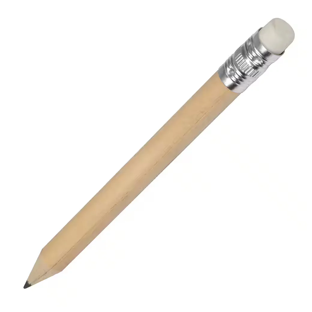 EASY GIFTS 100 Mini-Bleistifte HB mit Radierer