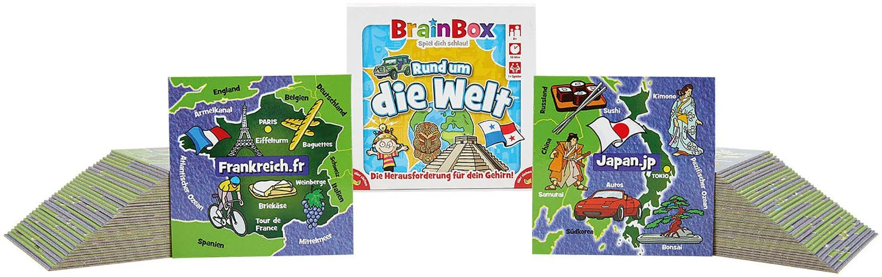 BrainBox Rund um die Welt Quizspiel