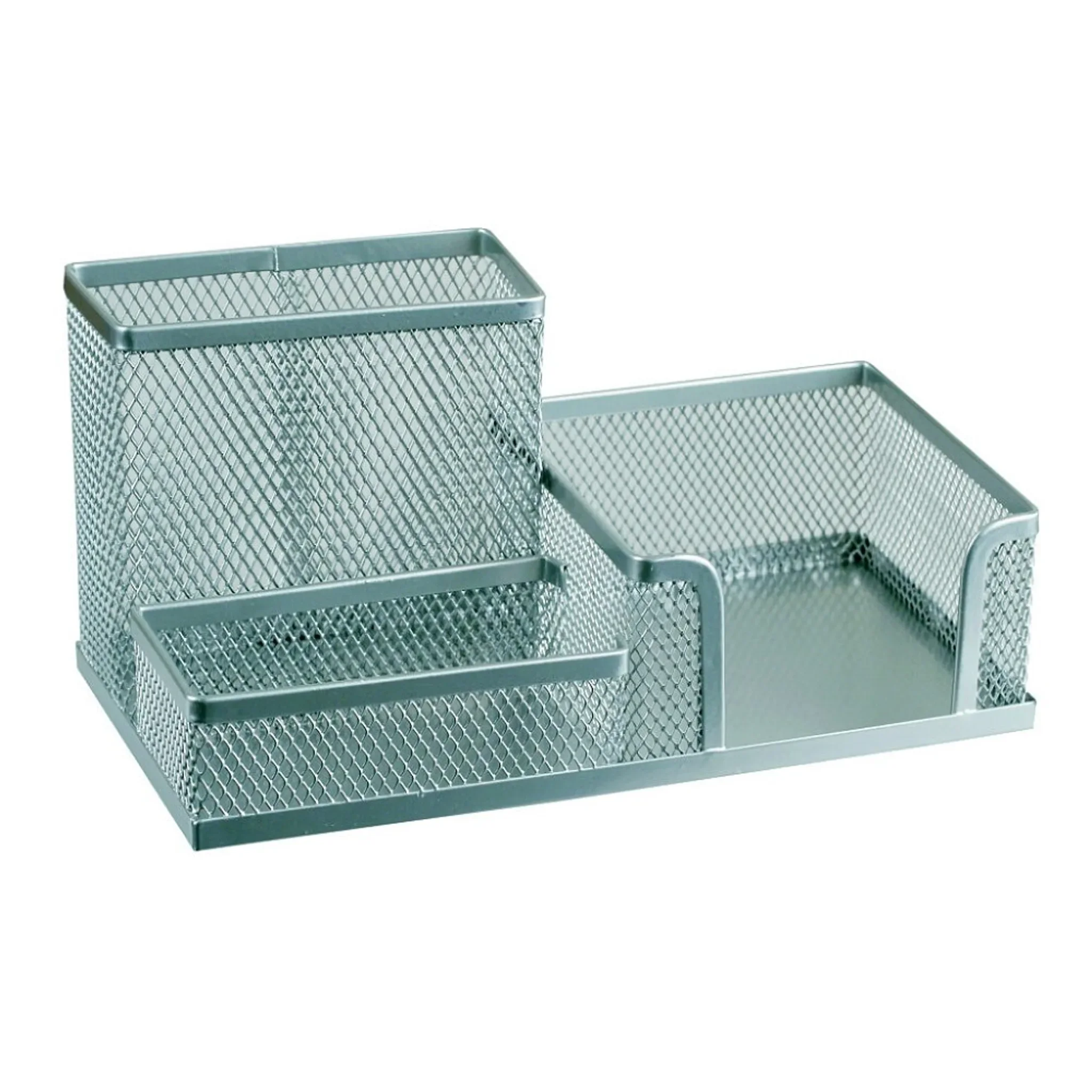 Drahtständer-Organizer 3-teilig – Silber