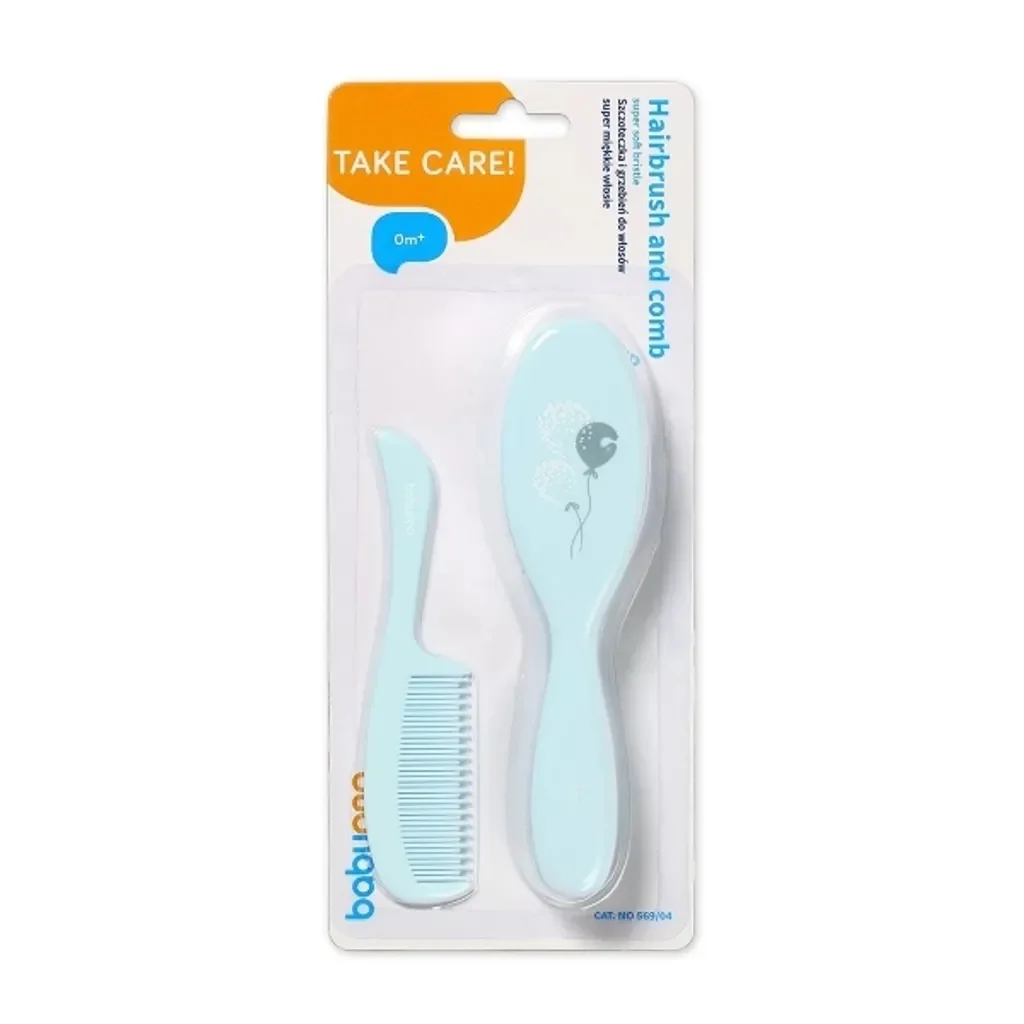 BabyOno Baby Buerste und Kamm Set Mint