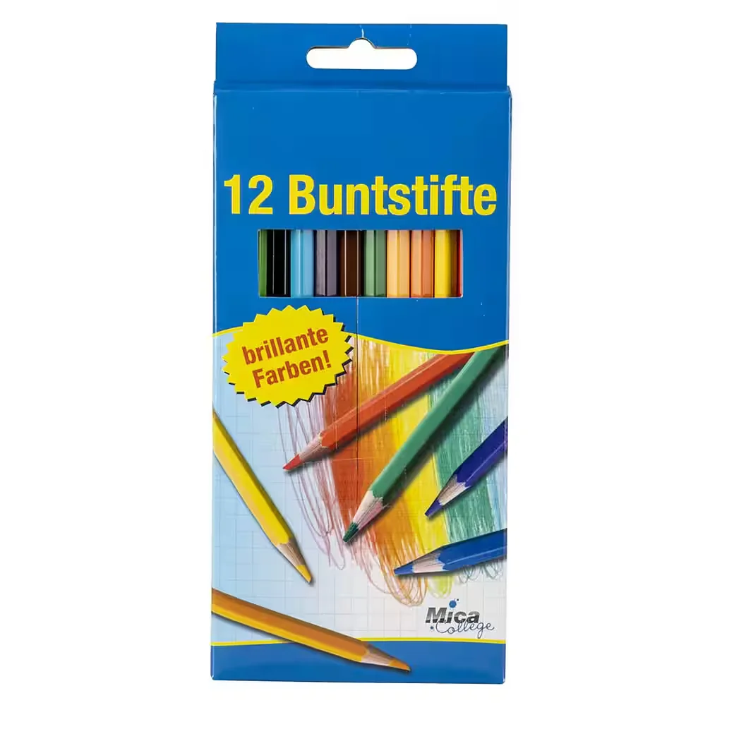 MICA Holzbuntstifte 12er Set