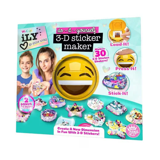 Paladone Activity Kings ILY 3D Aufkleber Maker