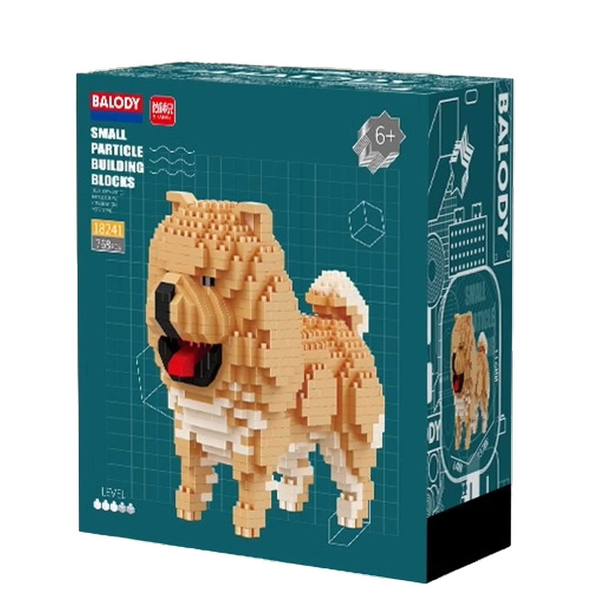 BALODY Chow Chow Spielbausteine Set