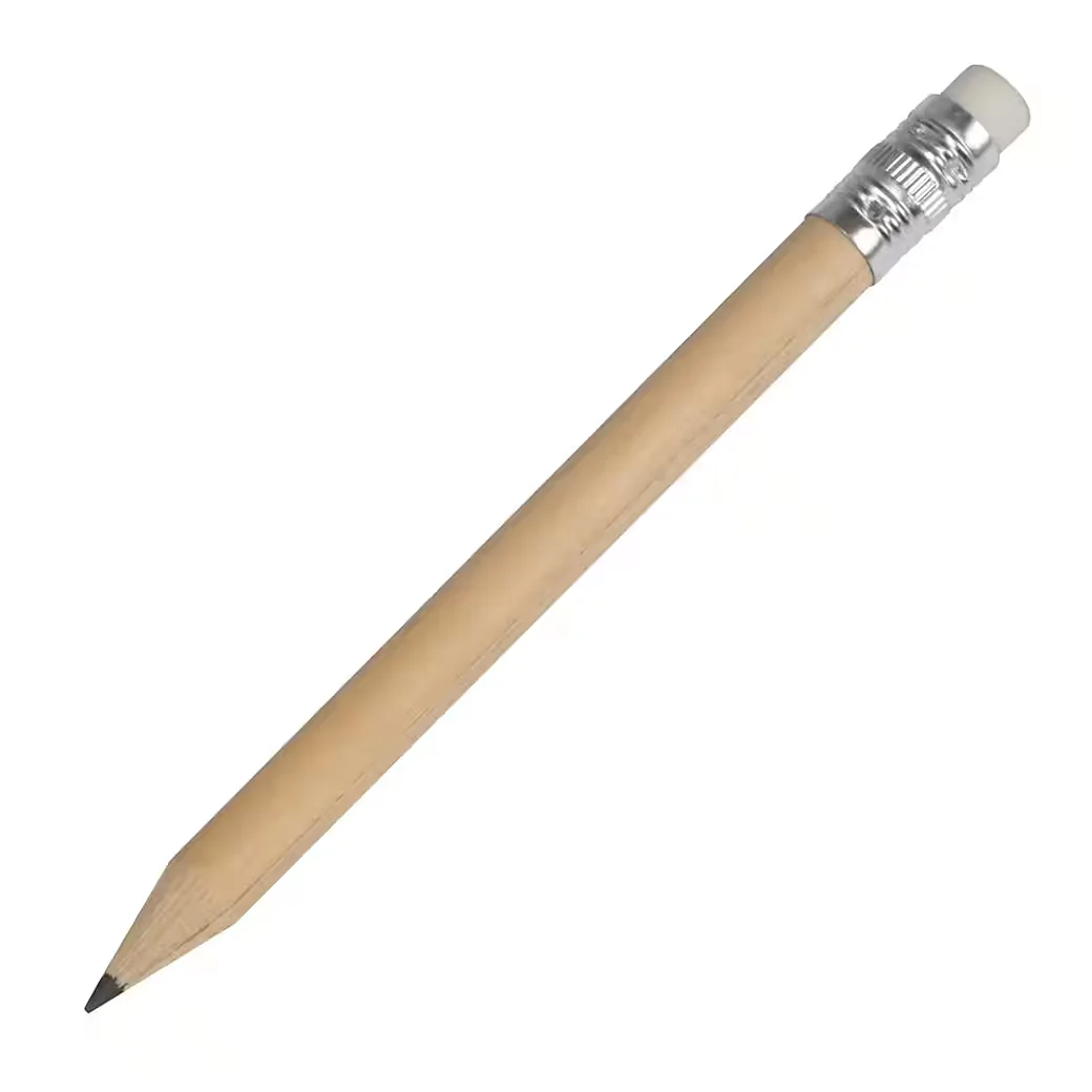EASY GIFTS 100 Mini-Bleistifte HB mit Radierer