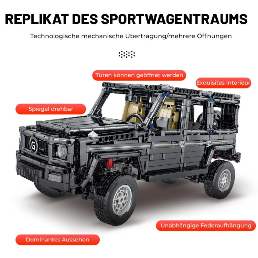 oyajia SUV Offroad Fahrzeug Klemmbausteine Set
