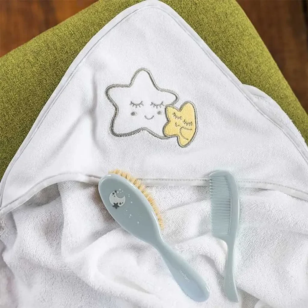 BabyOno Baby Bürste und Kamm Set blau