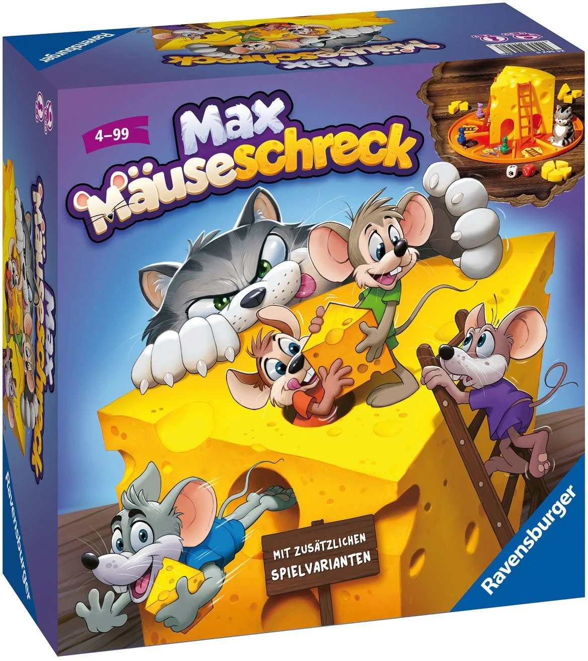 Ravensburger Max Mäuseschreck Brettspiel