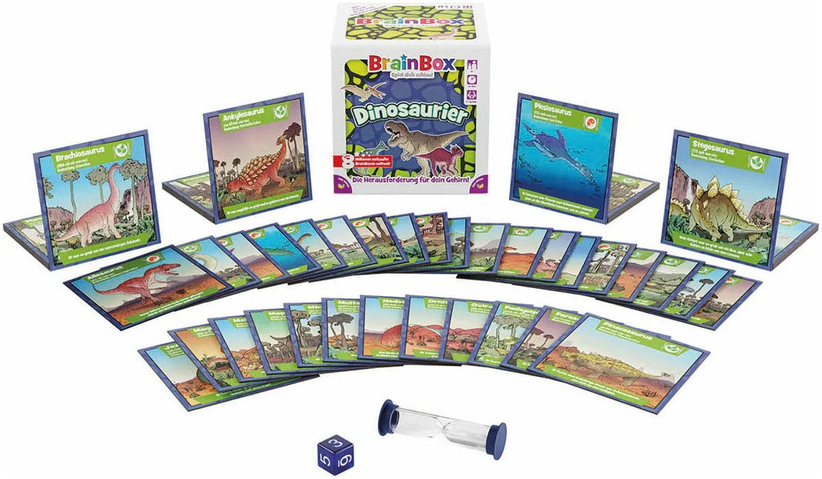 BRAINBOX Dinosaurier Lernspiel für Kinder