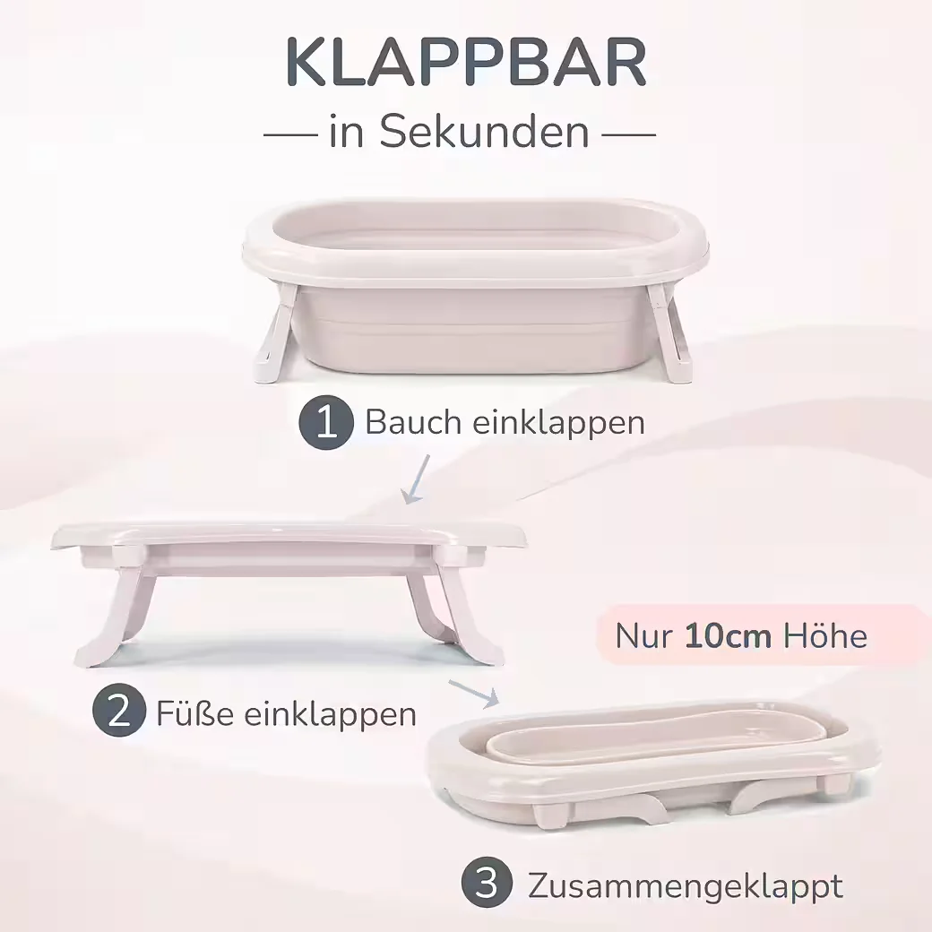 BABYKAJO Babybadewanne für Neugeborene