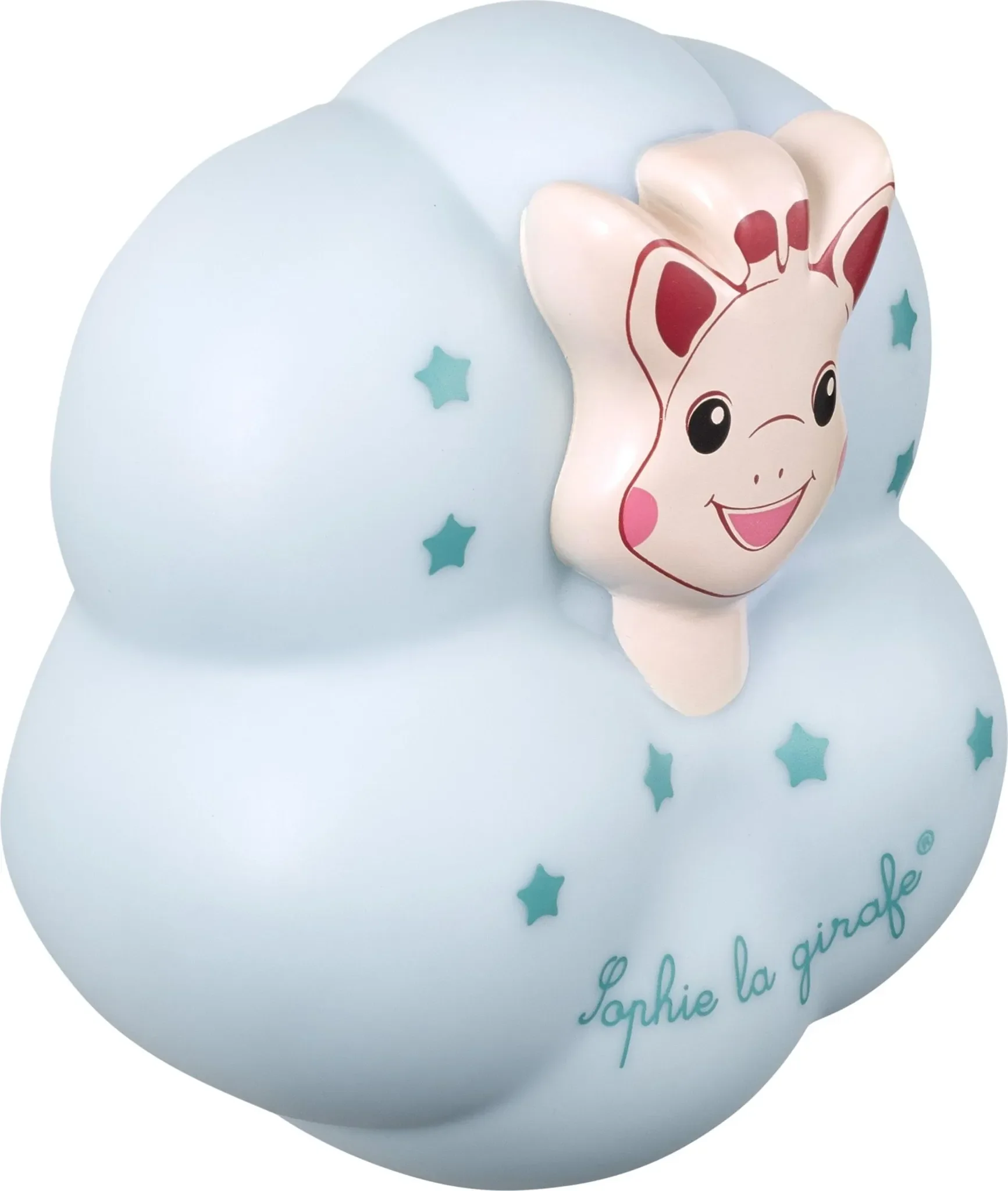 Sophie la Girafe La Nomade Nachtlicht – Weiß, Warmweißes Licht, Mit 4 Wandaufklebern