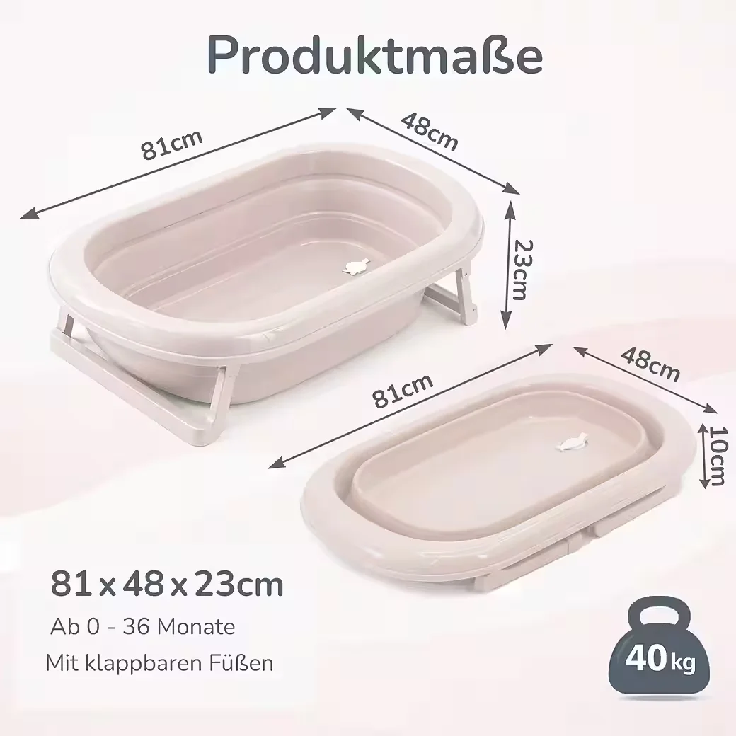 BABYKAJO Babybadewanne für Neugeborene