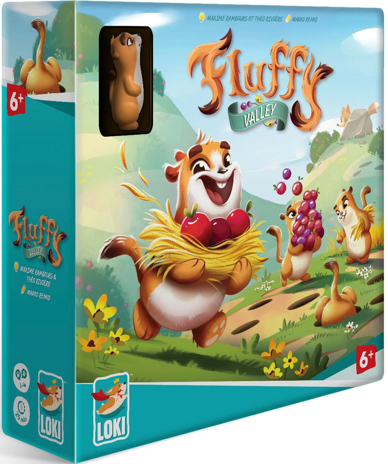 LOKI Fluffy Valley Brettspiel für Kinder