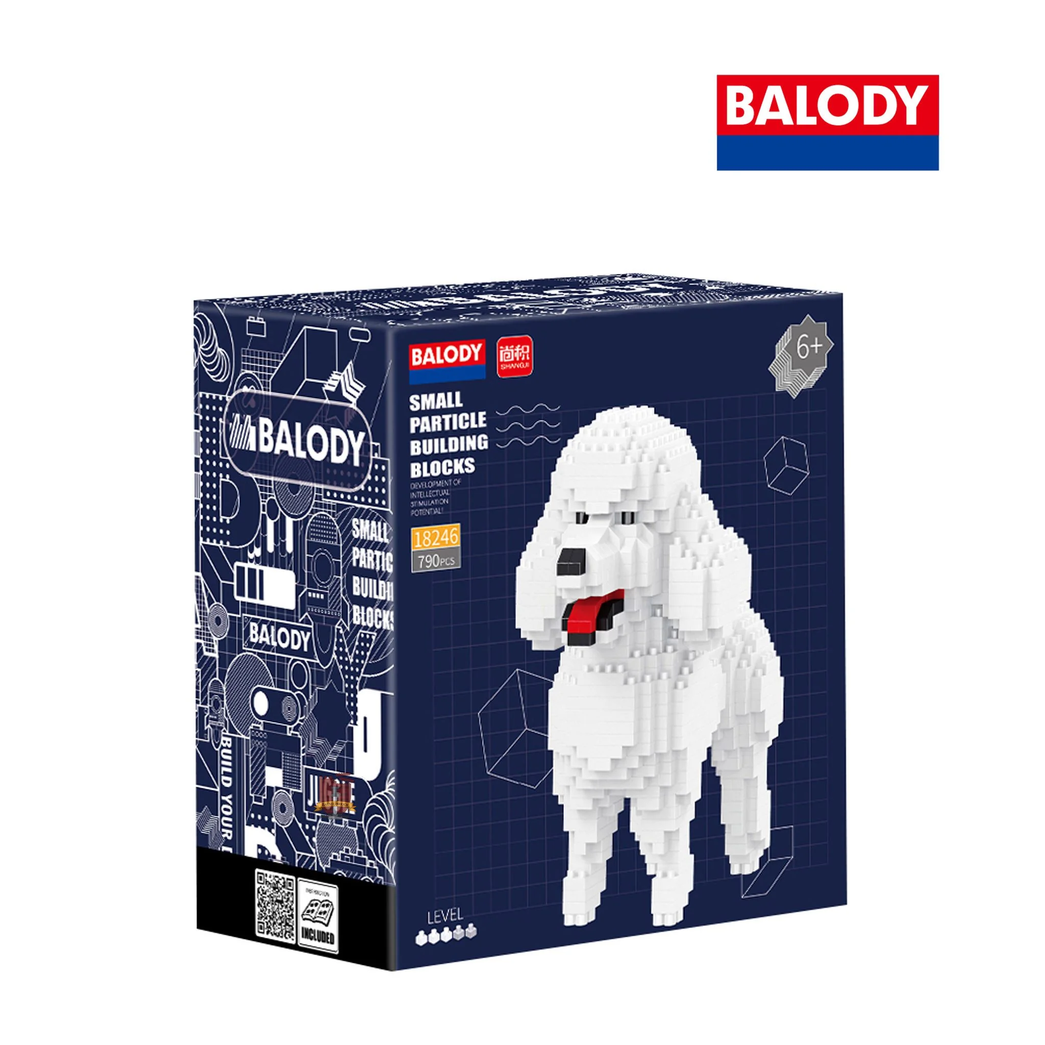 BALODY Pudel Klemmbausteine Bausatz
