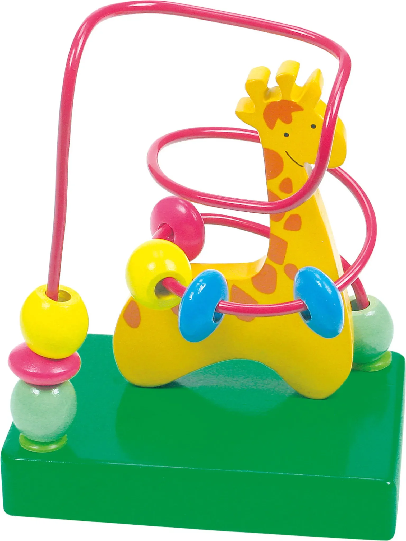 Motorikschleife „Lupilo Giraffe“ – Holzspielzeug ab 18 Monaten