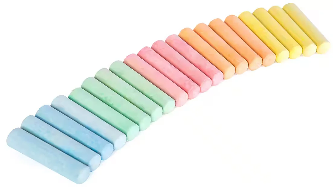 ALLBOARDS Jumbo Tafelkreide bunt 20er Set
