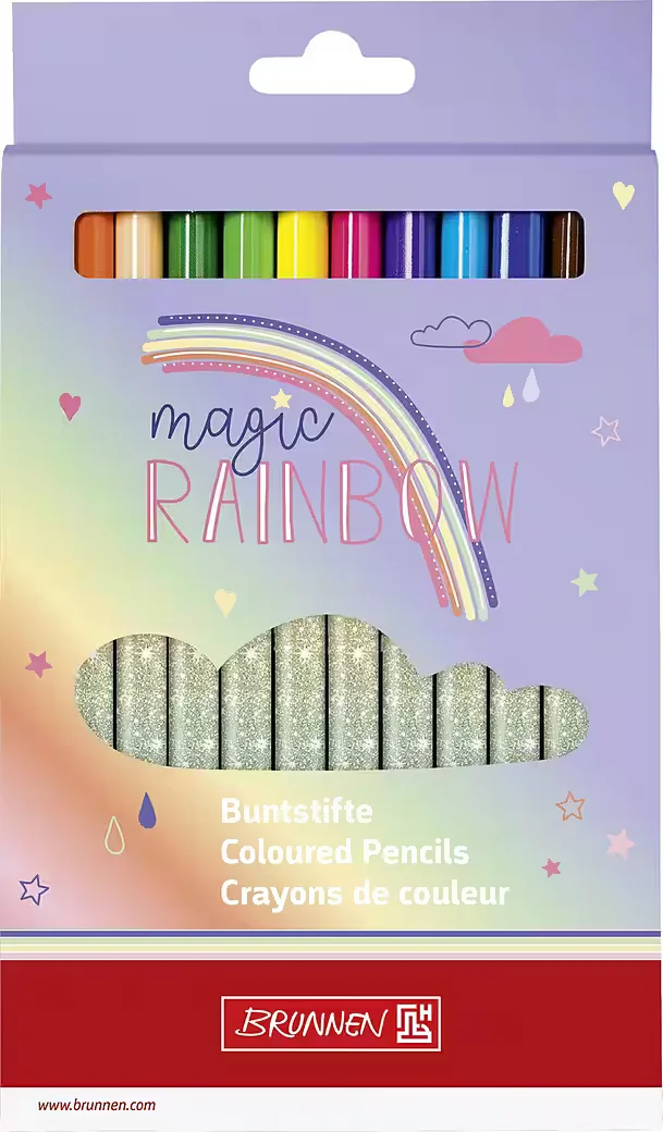 BRUNNEN Jumbo Buntstifte 12er Magic Rainbow