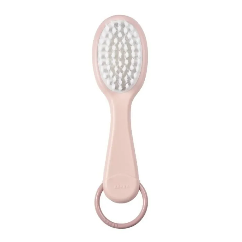 Beaba Baby Haarbuerste und Kamm Set Altrosa
