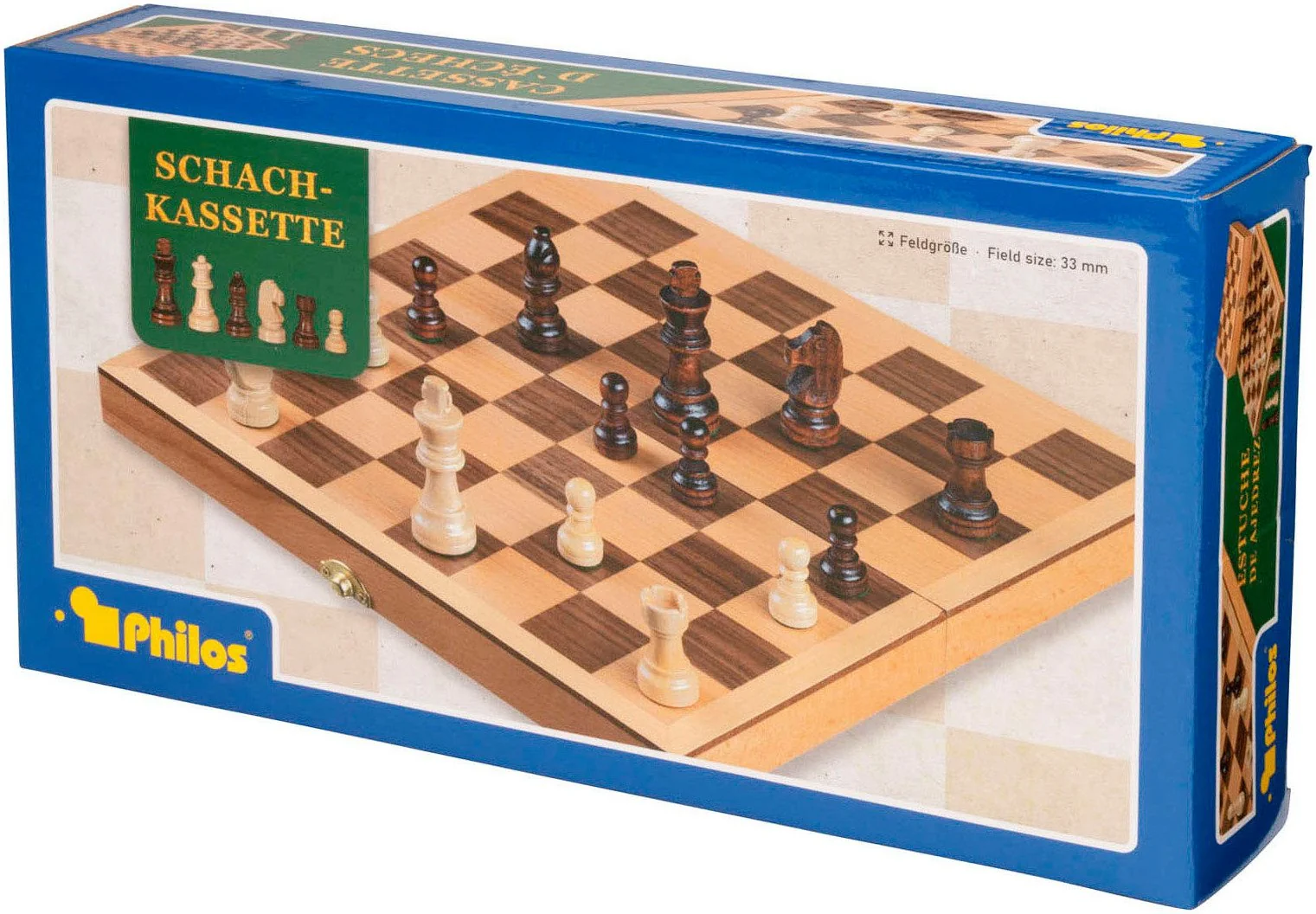 PHILOS Schachspiel mit Schachkassette