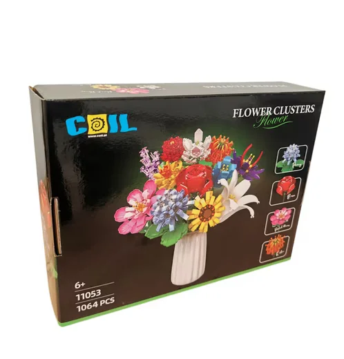 COIL Blumenstrauß Bausteinset 1009 Teile