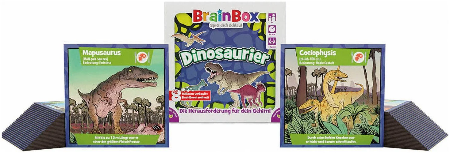 BRAINBOX Dinosaurier Lernspiel für Kinder