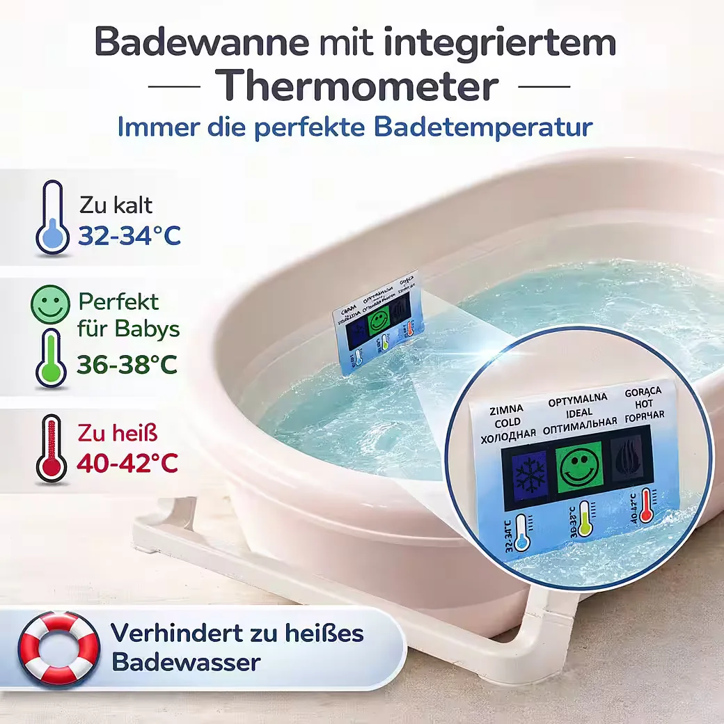 BABYKAJO Babybadewanne für Neugeborene