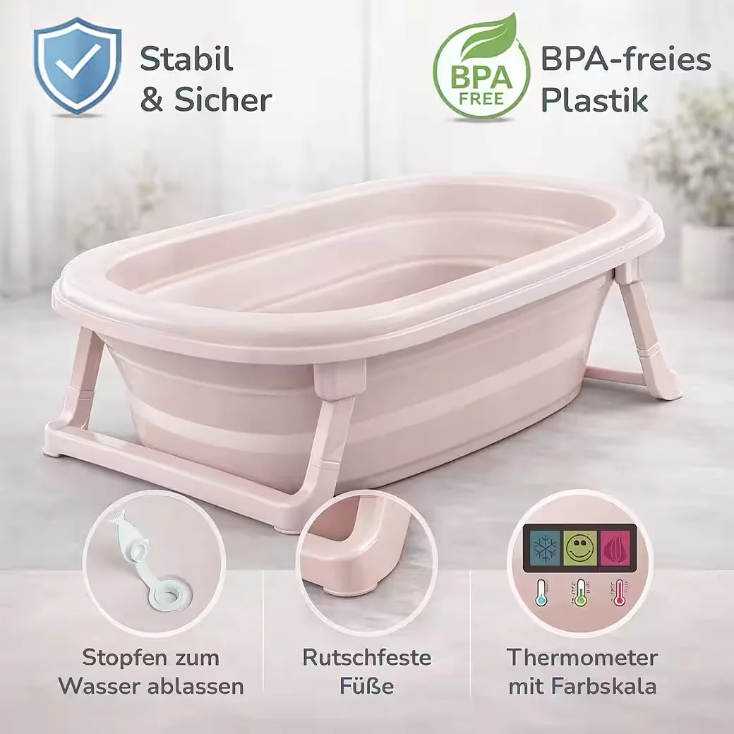 BABYKAJO Babybadewanne für Neugeborene