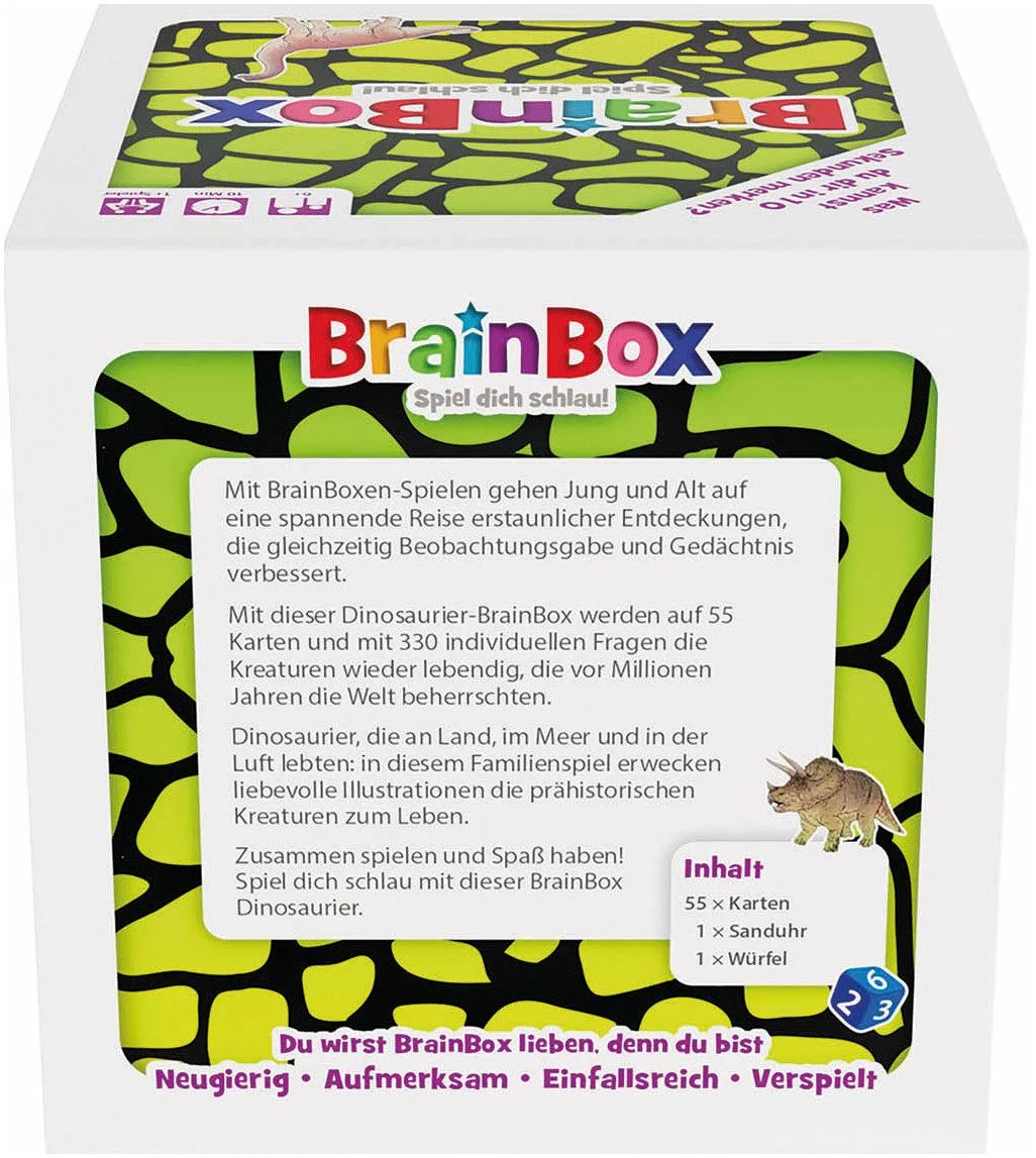 BRAINBOX Dinosaurier Lernspiel für Kinder
