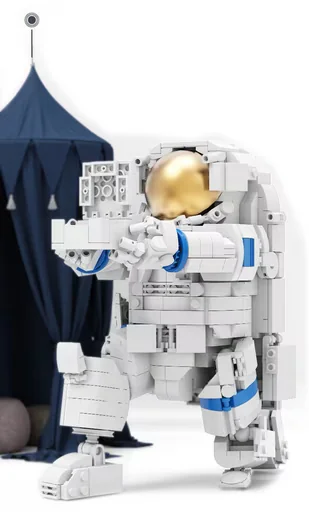COIL Astronaut Bausteine 787 Teile kompatibel