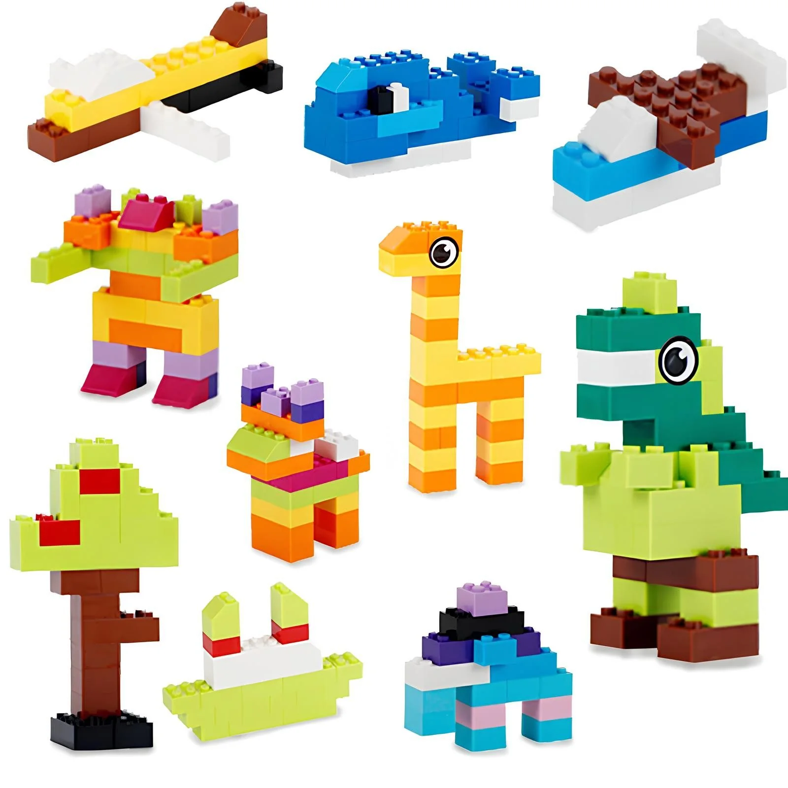 ATHLIX 1000 Klemmbausteine kompatibel mit Lego