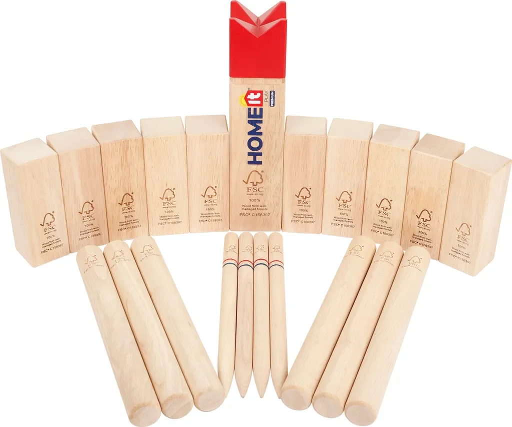 MILLARCO Krocket Set 4 Spieler Outdoor