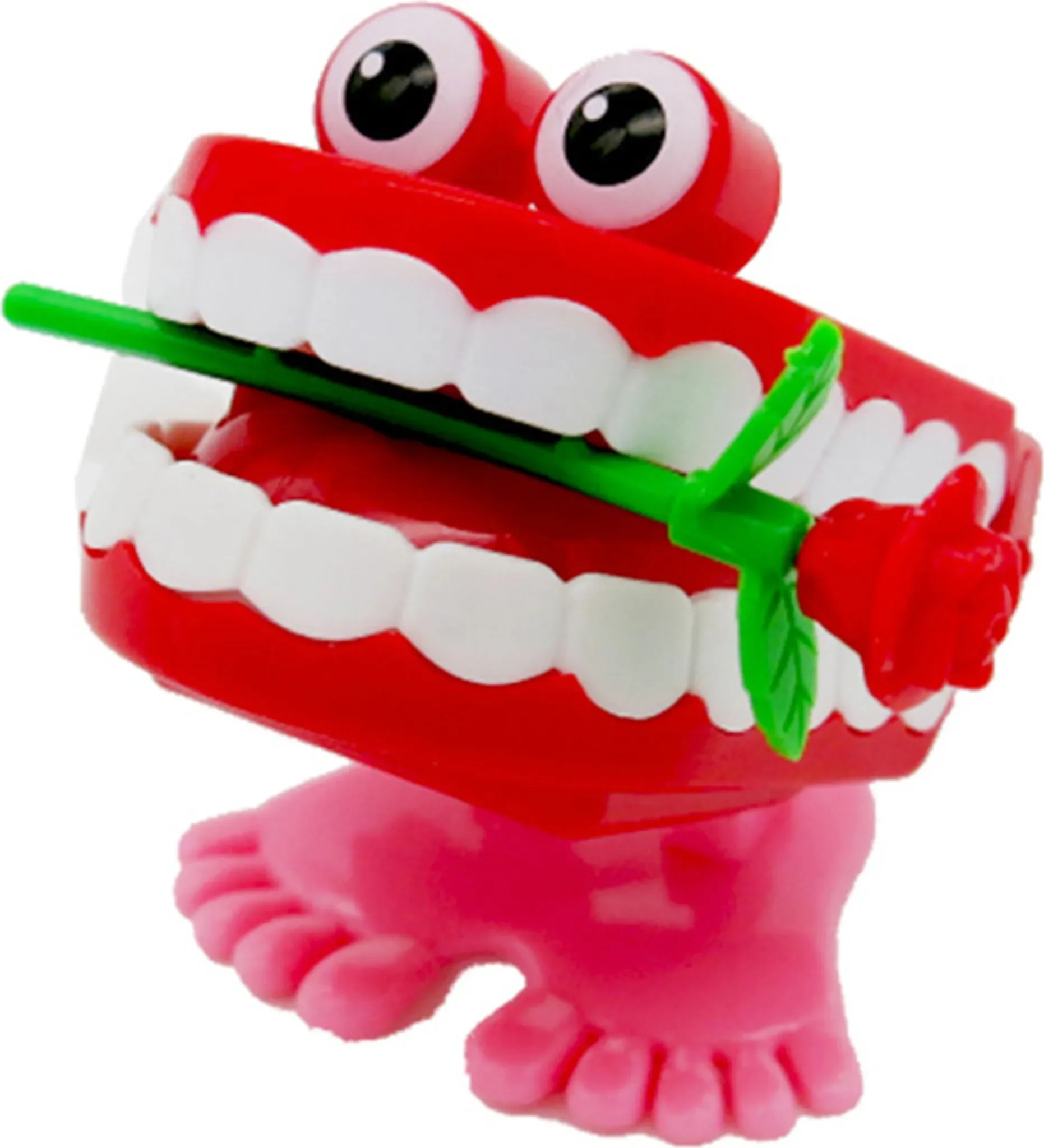 Clockwork-Spielzeug „Big Eyes“ – Federmechanik, Dunkelrot