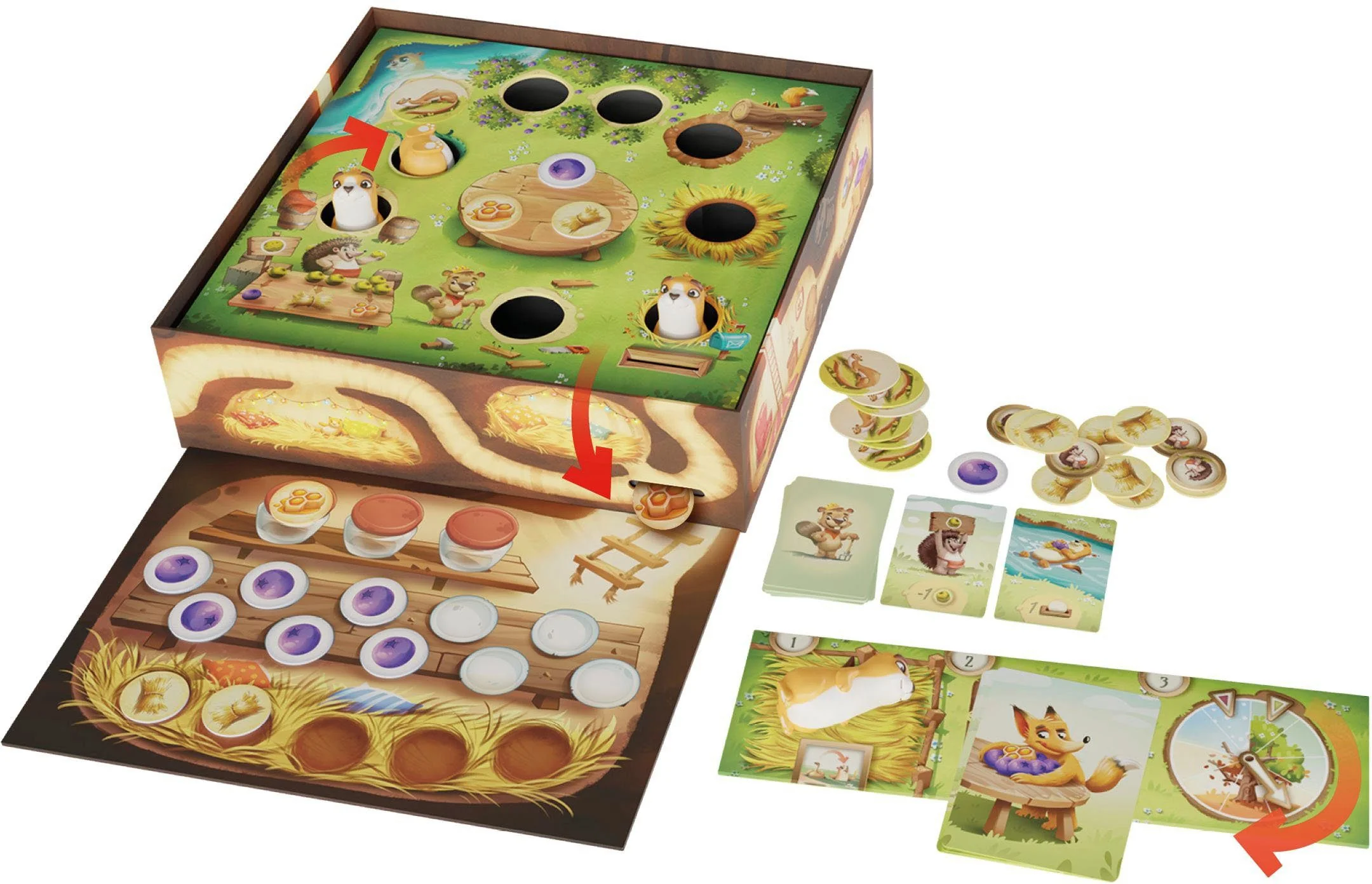 LOKI Fluffy Valley Brettspiel für Kinder