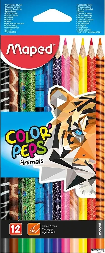 Maped Color'Peps Animals Dreikant 12er Etui