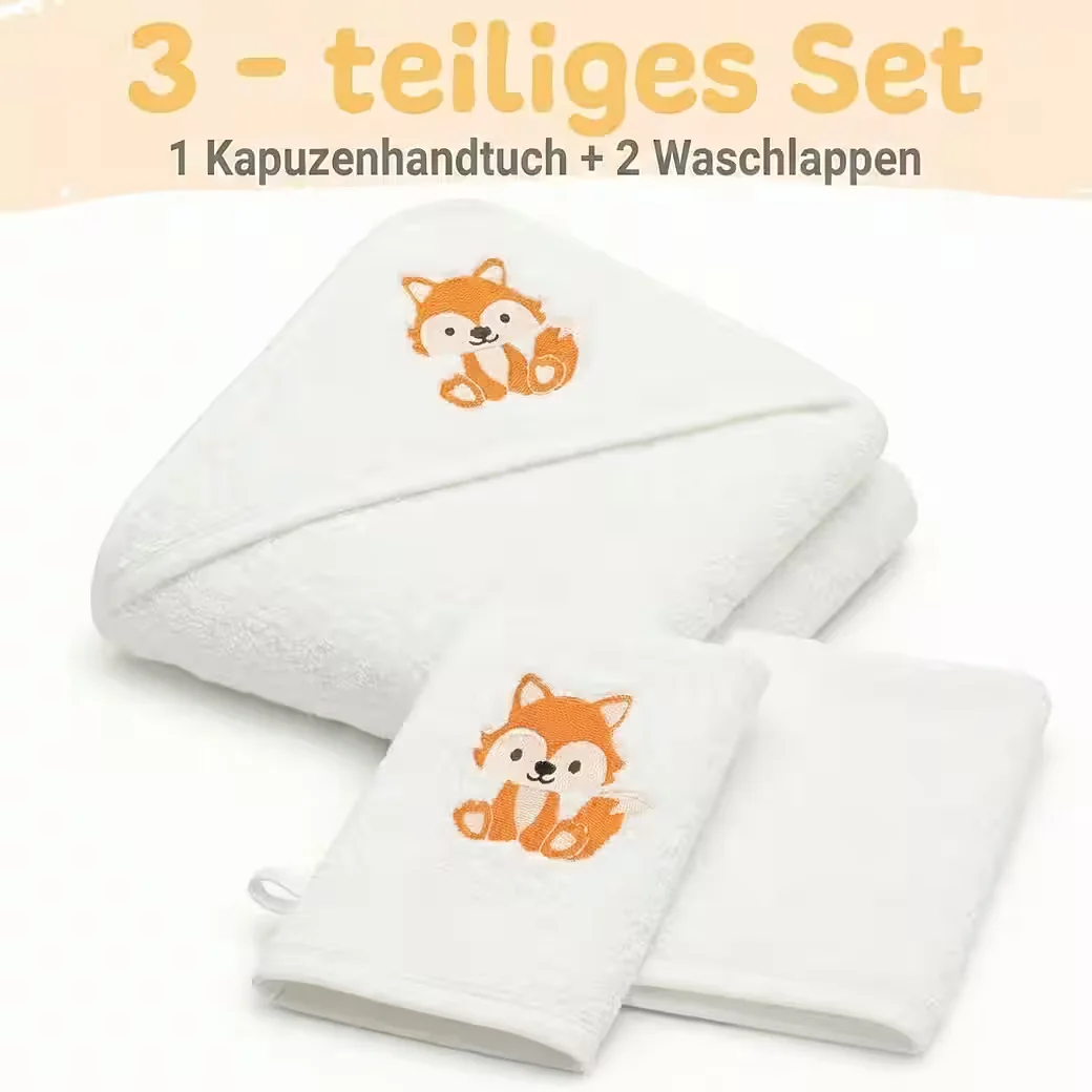 BABYKAJO Kapuzenhandtuch 80x80 100x100 cm